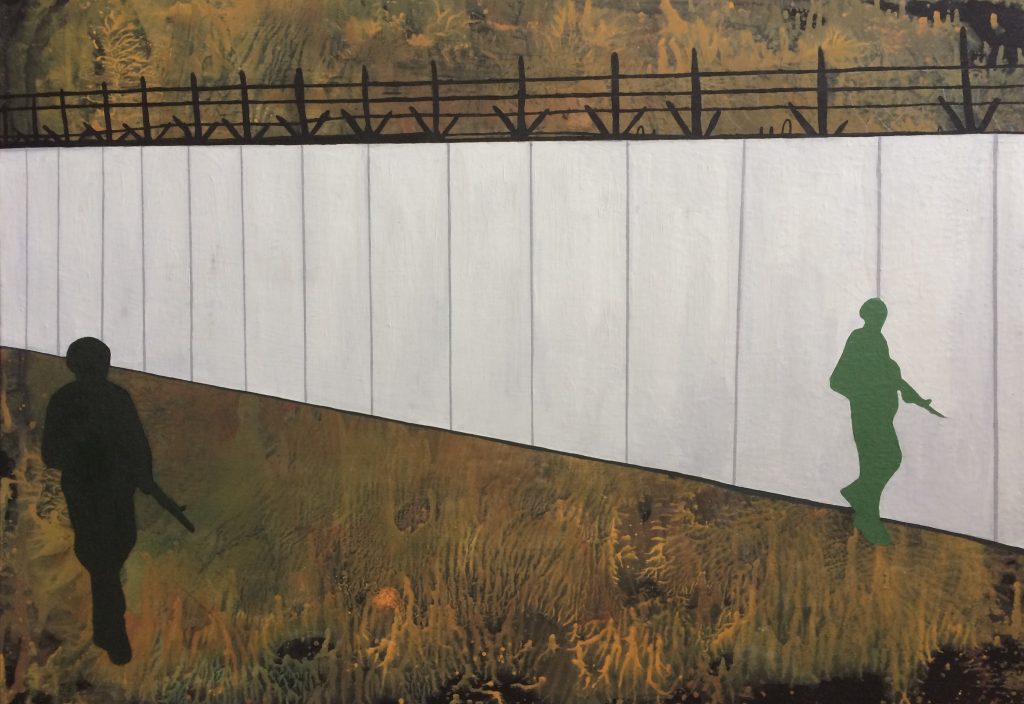 “Devriye”, Tuval üzerine yağlı boya, 50x70 cm, 2019