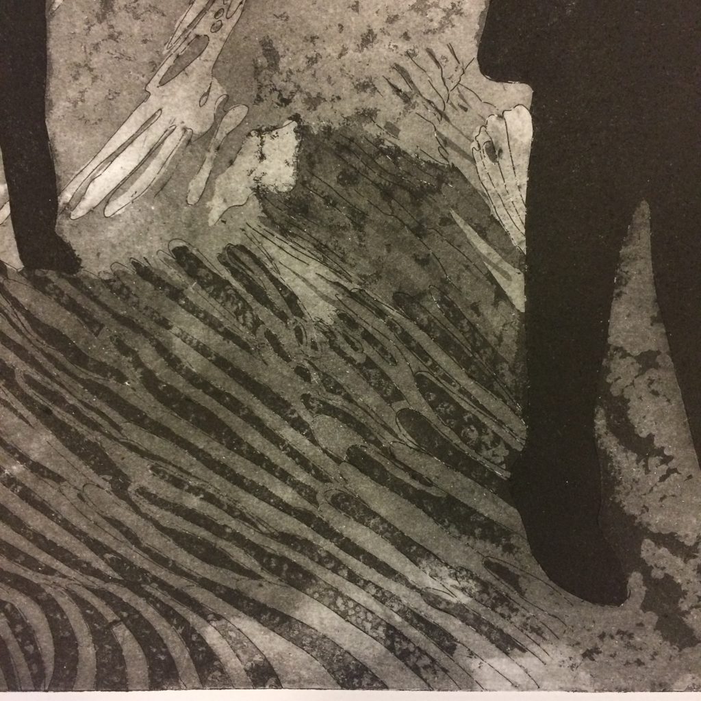 Yüzleşme 2, Gravür, 33x50 cm, 2017 (Detail 5)