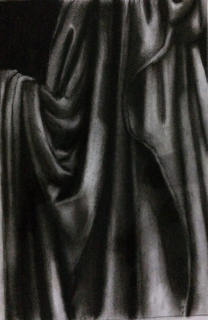 İsimsiz, Kağıt üzerine toz pastel, 25x35 cm, 2015