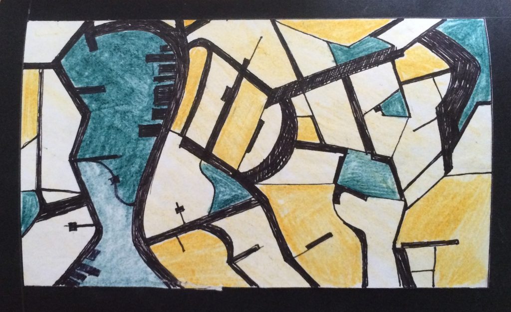 Yol, Mozaik, 2016 (Eskiz)